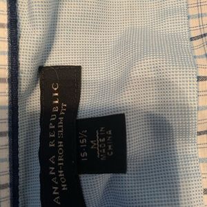 Banana Republic Med slim fit non iron dress shirt